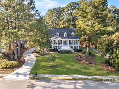 Stunning 4BR, 2.5BA Lowcountry home with sweeping porches on Southbridge Golf Club in Georgia - for sale on GolfHomes.com, golf home, golf lot
