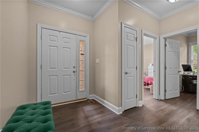 The best of both worlds! Family time downstairs & a bonus room on Anderson Creek Golf Club in North Carolina - for sale on GolfHomes.com, golf home, golf lot