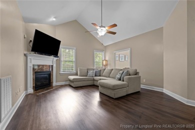 The best of both worlds! Family time downstairs & a bonus room on Anderson Creek Golf Club in North Carolina - for sale on GolfHomes.com, golf home, golf lot