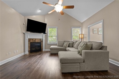 The best of both worlds! Family time downstairs & a bonus room on Anderson Creek Golf Club in North Carolina - for sale on GolfHomes.com, golf home, golf lot