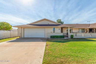 Welcome to this move-in ready 2 bedroom, 2 bath Gemini home on Sun City Country Club in Arizona - for sale on GolfHomes.com, golf home, golf lot