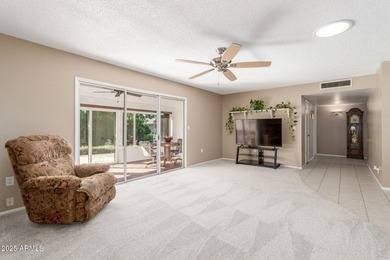 Welcome to this move-in ready 2 bedroom, 2 bath Gemini home on Sun City Country Club in Arizona - for sale on GolfHomes.com, golf home, golf lot