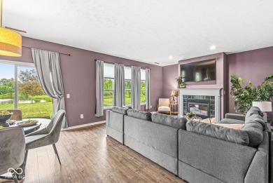 Wake up to stunning views every day in this beautiful 4-bedroom on Plum Creek Golf Club in Indiana - for sale on GolfHomes.com, golf home, golf lot