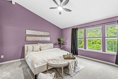 Wake up to stunning views every day in this beautiful 4-bedroom on Plum Creek Golf Club in Indiana - for sale on GolfHomes.com, golf home, golf lot
