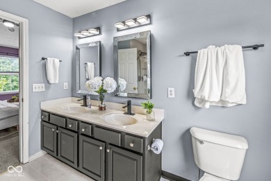 Wake up to stunning views every day in this beautiful 4-bedroom on Plum Creek Golf Club in Indiana - for sale on GolfHomes.com, golf home, golf lot