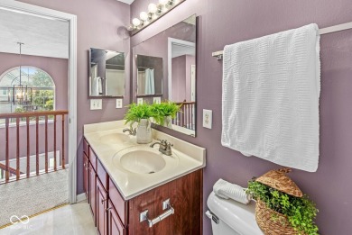 Wake up to stunning views every day in this beautiful 4-bedroom on Plum Creek Golf Club in Indiana - for sale on GolfHomes.com, golf home, golf lot