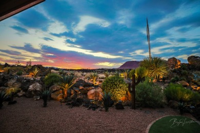 A Private Desert Retreat in Prestigious Entrada! Set on nearly on Entrada at Snow Canyon in Utah - for sale on GolfHomes.com, golf home, golf lot