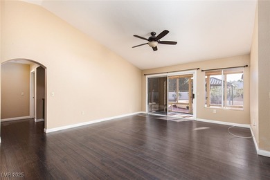 CHECKOUT THIS LARGE BACKYARD WITH ENCLOSED PATIO and WELCOMING on Highland Falls Golf Club in Nevada - for sale on GolfHomes.com, golf home, golf lot