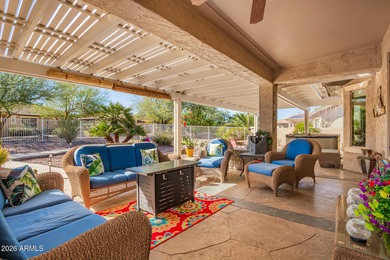 Situated on a fully enclosed corner lot, this beautifully on Poston Butte Golf Club in Arizona - for sale on GolfHomes.com, golf home, golf lot