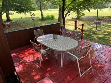 Immediate possession. Relax on your multi-tier deck with privacy on Little Turtle Golf Club in Ohio - for sale on GolfHomes.com, golf home, golf lot
