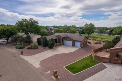 Golf course views of the 11th hole tee box to the south on Desert Hawk At Pueblo West in Colorado - for sale on GolfHomes.com, golf home, golf lot