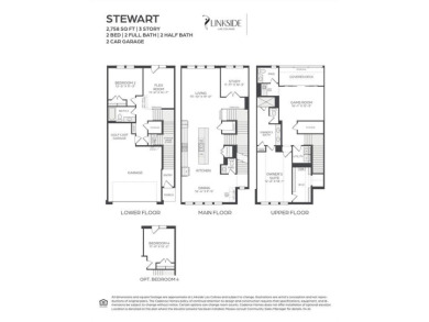 CADENCE HOMES STEWART floor plan.  Three story, modern elevation on TPC Four Seasons - Las Colinas Resort in Texas - for sale on GolfHomes.com, golf home, golf lot
