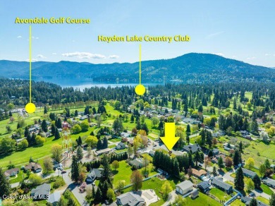 Charming Hayden Lake Home Across from Golf Course - No HOA or on Avondale Golf and Tennis Club in Idaho - for sale on GolfHomes.com, golf home, golf lot