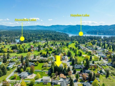 Charming Hayden Lake Home Across from Golf Course - No HOA or on Avondale Golf and Tennis Club in Idaho - for sale on GolfHomes.com, golf home, golf lot