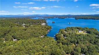 ENJOY GORGEOUS VIEWS OF BOTH THE BLUE RIDGE MOUNTAINS AND LAKE on Keowee Key Golf and Country Club in South Carolina - for sale on GolfHomes.com, golf home, golf lot