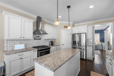 Welcome home to this stunning newer residence located in the on Fox Meadow Country Club in Ohio - for sale on GolfHomes.com, golf home, golf lot