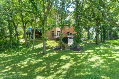 This magnificent all-brick estate rests on a prime 1.2-acre on Wynstone Golf Club in Illinois - for sale on GolfHomes.com, golf home, golf lot