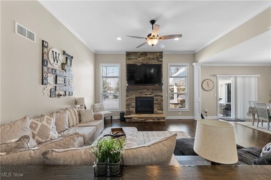 Welcome home to this stunning newer residence located in the on Fox Meadow Country Club in Ohio - for sale on GolfHomes.com, golf home, golf lot