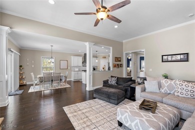 Welcome home to this stunning newer residence located in the on Fox Meadow Country Club in Ohio - for sale on GolfHomes.com, golf home, golf lot