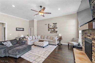 Welcome home to this stunning newer residence located in the on Fox Meadow Country Club in Ohio - for sale on GolfHomes.com, golf home, golf lot