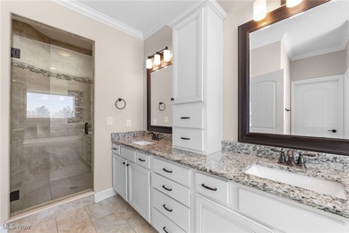 Welcome home to this stunning newer residence located in the on Fox Meadow Country Club in Ohio - for sale on GolfHomes.com, golf home, golf lot