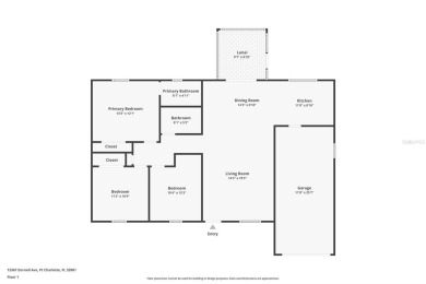 Move-in ready 3-bedroom, 2-bathroom single-family home with on Duffys Golf Center in Florida - for sale on GolfHomes.com, golf home, golf lot