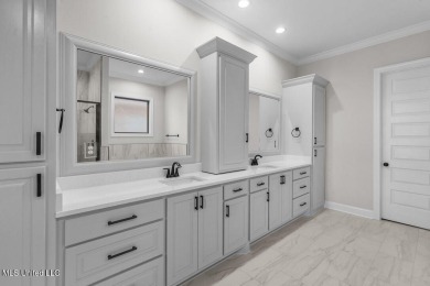 Welcome to this stunning new construction lakefront home in Lake on Lake Caroline Golf Club in Mississippi - for sale on GolfHomes.com, golf home, golf lot
