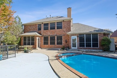 This EAST FACING two-story traditional has great curb appeal and on Eldorado Country Club in Texas - for sale on GolfHomes.com, golf home, golf lot