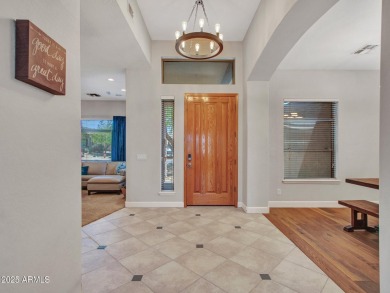 Style and sophistication from the moment you arrive! This TW on Estrella Mountain Ranch Golf Course in Arizona - for sale on GolfHomes.com, golf home, golf lot