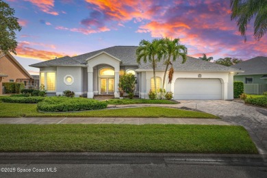 Experience peaceful comfort and style in one of the most on Suntree Country Club in Florida - for sale on GolfHomes.com, golf home, golf lot