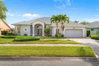 Experience peaceful comfort and style in one of the most on Suntree Country Club in Florida - for sale on GolfHomes.com, golf home, golf lot