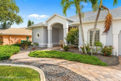 Experience peaceful comfort and style in one of the most on Suntree Country Club in Florida - for sale on GolfHomes.com, golf home, golf lot
