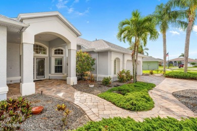Experience peaceful comfort and style in one of the most on Suntree Country Club in Florida - for sale on GolfHomes.com, golf home, golf lot