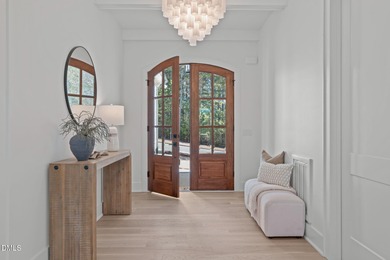 Modern Ranch Farmhouse with Golf Course Views. Built less than on Chapel Ridge Golf Club in North Carolina - for sale on GolfHomes.com, golf home, golf lot