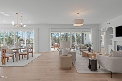 Modern Ranch Farmhouse with Golf Course Views. Built less than on Chapel Ridge Golf Club in North Carolina - for sale on GolfHomes.com, golf home, golf lot