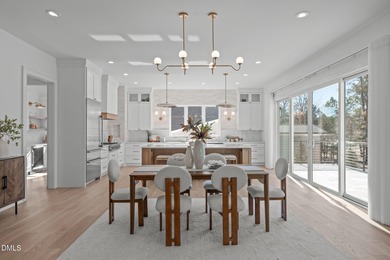 Modern Ranch Farmhouse with Golf Course Views. Built less than on Chapel Ridge Golf Club in North Carolina - for sale on GolfHomes.com, golf home, golf lot