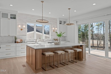 Modern Ranch Farmhouse with Golf Course Views. Built less than on Chapel Ridge Golf Club in North Carolina - for sale on GolfHomes.com, golf home, golf lot