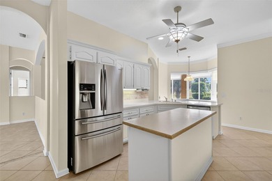 This freshly painted corner lot home offers one of the larger on Ocala Palms Golf and Country Club in Florida - for sale on GolfHomes.com, golf home, golf lot