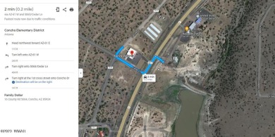 1.24 acre lot directly across from Family Dollar in Concho on Concho Valley Country Club in Arizona - for sale on GolfHomes.com, golf home, golf lot