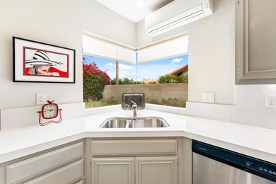 This fully renovated 3 bedroom, 2.5 bath is located in a hidden on Palm Desert Resort Country Club in California - for sale on GolfHomes.com, golf home, golf lot