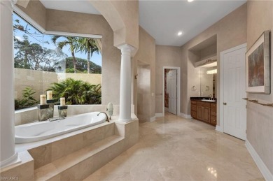 From the moment you enter through the striking glass double on Bonita Bay West in Florida - for sale on GolfHomes.com, golf home, golf lot