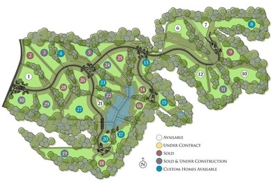 This charming 5.48-acre interior estate lot is situated in the on Trophy Club of Atlanta in Georgia - for sale on GolfHomes.com, golf home, golf lot