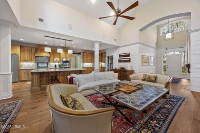 Don't miss this stunning home that's undergone a total facelift on Callawassie Island Club in South Carolina - for sale on GolfHomes.com, golf home, golf lot