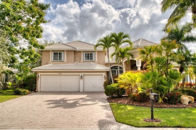 SPECTACULAR WATER VIEWS FROM 5 BED, 4 FULL BATH, POOL WITH on Heron Bay Golf Club in Florida - for sale on GolfHomes.com, golf home, golf lot