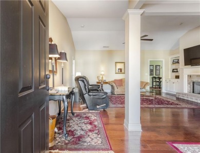 Stunning beauty surrounds this graceful home nestled in sought on Brookstone Golf and Country Club in Georgia - for sale on GolfHomes.com, golf home, golf lot