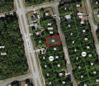 Picturesque homesite in Citrus Springs offering an incredible on Citrus Springs Country Club in Florida - for sale on GolfHomes.com, golf home, golf lot