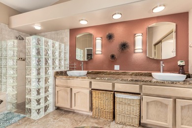 Gorgeous home with fantastic LAKE VIEWS located on HOLES 13 & on Palo Verde Golf and Country Club in Arizona - for sale on GolfHomes.com, golf home, golf lot