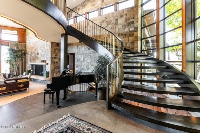 This incredible modern and vibrant 7 bed, 9 bath, 10000+ square on Promontory Golf Club  in Utah - for sale on GolfHomes.com, golf home, golf lot