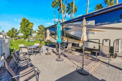 Expanded FULLY PAVED golf course lot, boasting panoramic views on Outdoor Resorts/Palm Springs in California - for sale on GolfHomes.com, golf home, golf lot