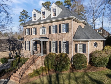 Welcome to 219 Brown Bear, a stately brick colonial residence in on The Preserve At Jordan Lake Golf Club in North Carolina - for sale on GolfHomes.com, golf home, golf lot